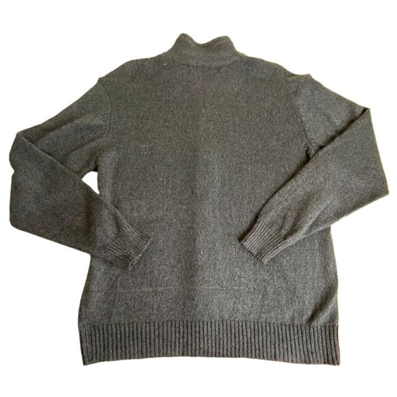 Oscar De La Renta Full Zip Cardigan Grandpa Sweater Gray Mens Sz XL - Picture 6 of 6